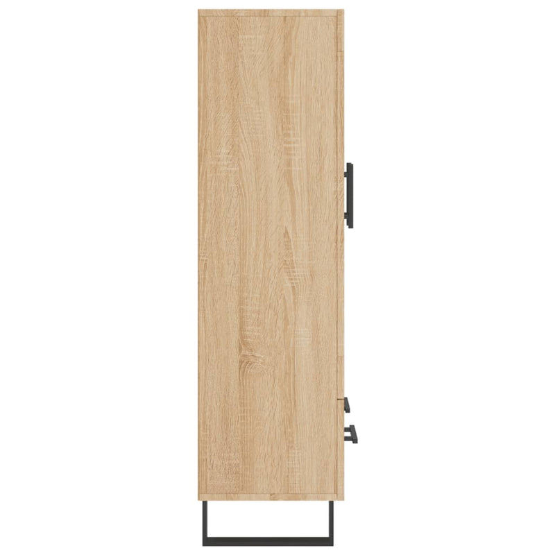 vidaXL sonoma tölgy színű szerelt fa magasszekrény 69,5 x 31 x 115 cm
