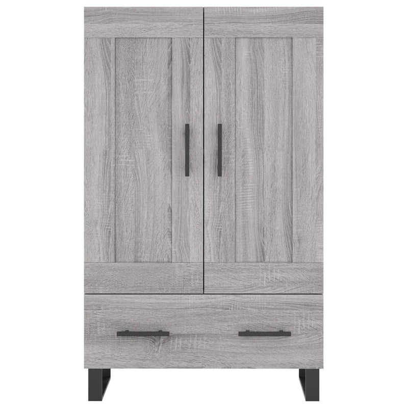 vidaXL szürke sonoma szerelt fa magasszekrény 69,5 x 31 x 115 cm