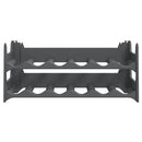 vidaXL fekete rakásolható PP bortartó állvány 12 palacknak