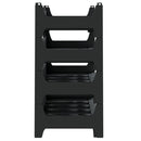 vidaXL fekete rakásolható polipropilén bortartó állvány 24 palacknak