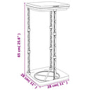 vidaXL 2 db fekete és kék PP szemeteszsáktartó 60 L