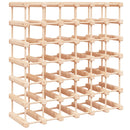 vidaXL tömör fenyőfa bortartó 42 palackhoz 68,5x23x68,5 cm