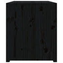 vidaXL fekete tömör fenyőfa kültéri konyhaszekrény 106x55x64 cm