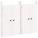 vidaXL 2 db fehér tömör fenyőfa MEPPEL kültéri konyhaszekrény ajtó 50x9x82 cm