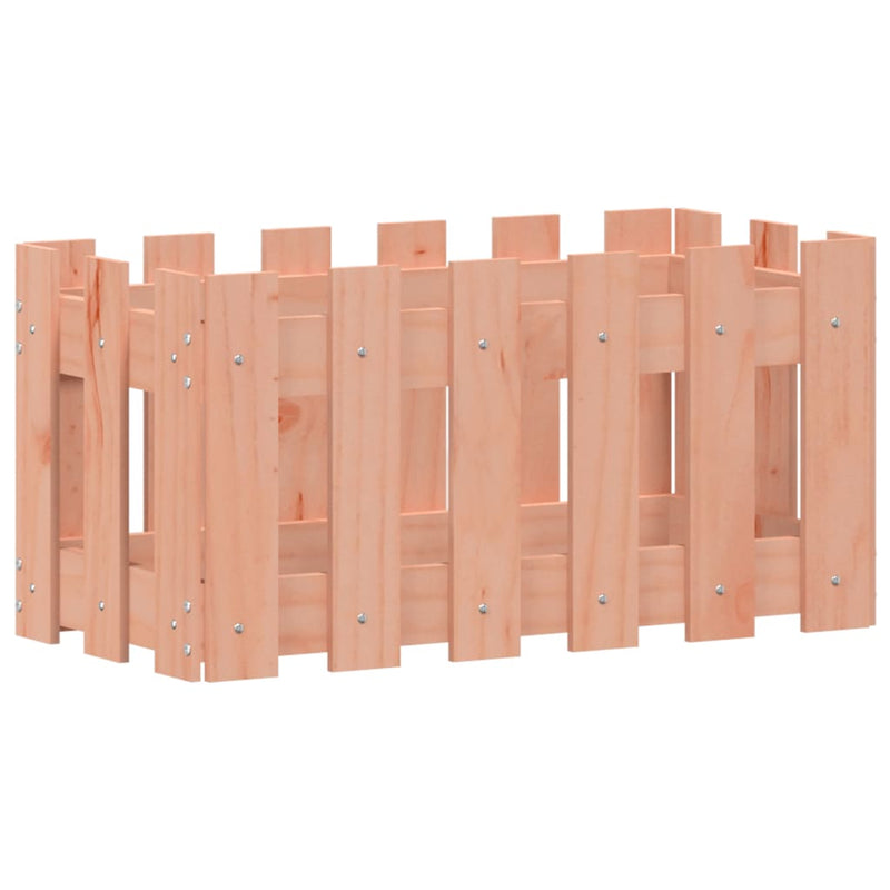 vidaXL tömör duglászfenyő növénytartó léces kialakítással 60x30x30 cm