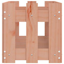 vidaXL tömör duglászfenyő kerti magaságyás kerítéssel 150x30x30 cm