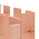 vidaXL tömör duglászfenyő kerti magaságyás kerítéssel 150x30x30 cm