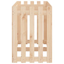 vidaXL tömör fenyőfa kerti magaságyás kerítéssel 150x50x70 cm
