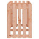 vidaXL tömör duglászfenyő kerti magaságyás kerítéssel 150x50x70 cm