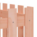 vidaXL tömör duglászfenyő kerti magaságyás kerítéssel 150x50x70 cm