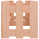 vidaXL tömör duglászfenyő kerti magaságyás kerítéssel 200x30x30 cm