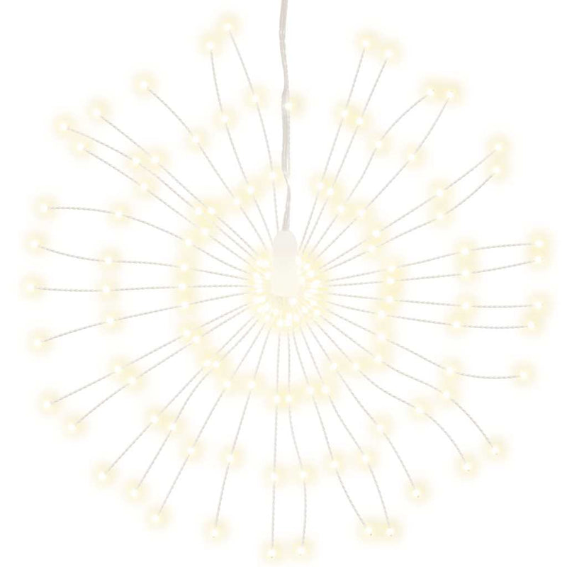 vidaXL karácsonyi meleg fehér csillagfény 140 db LED 17 cm