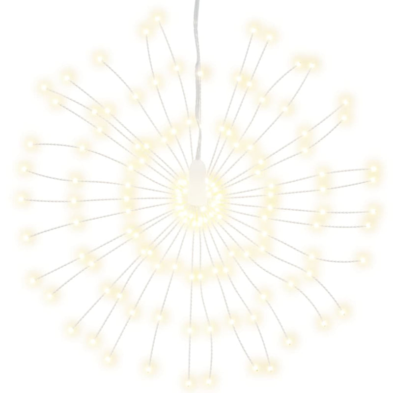 vidaXL 4 db karácsonyi meleg fehér csillagfény 140 db LED 17 cm