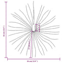 vidaXL karácsonyi hideg fehér csillagfény 140 db LED 17 cm