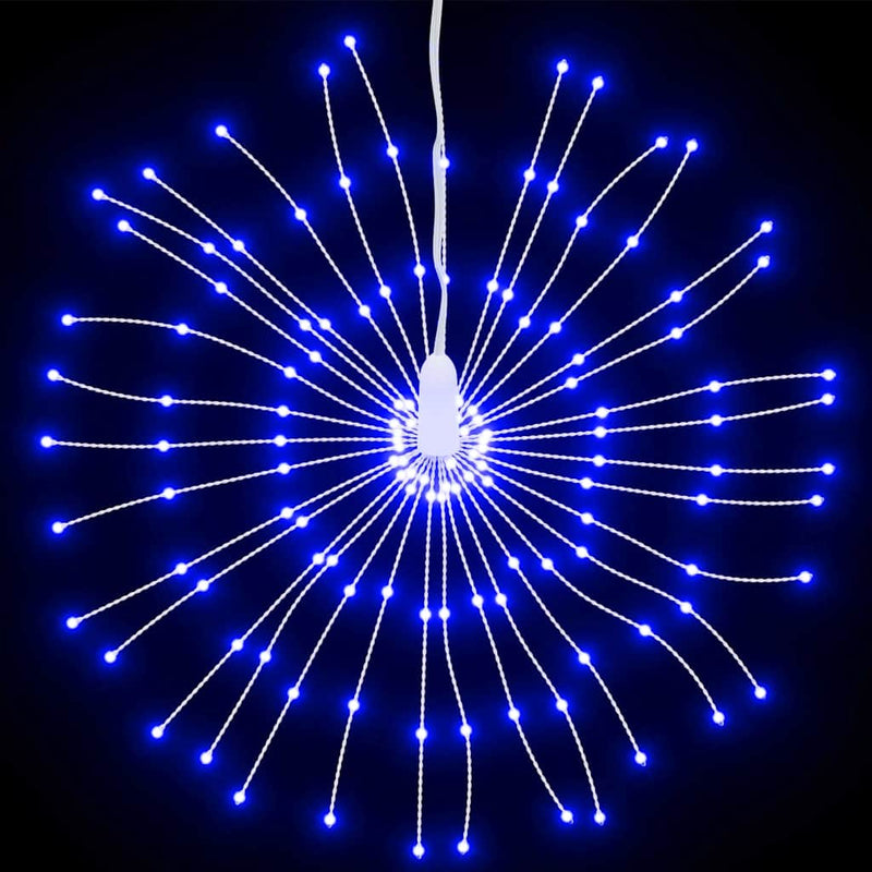 vidaXL 4 db karácsonyi hideg fehér csillagfény 140 db LED 17 cm
