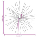 vidaXL 4 db karácsonyi többszínű csillagfény 140 db LED 17 cm