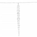 vidaXL karácsonyi jégcsapfény 100 LED meleg fehér 10 m akril PVC