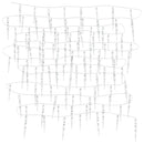 vidaXL karácsonyi jégcsapfény 200 LED hideg fehér 20 m akril PVC