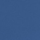 vidaXL kék szövet kagylófotel lábzsámollyal