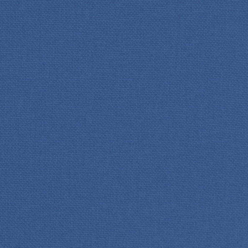 vidaXL kék szövet kagylófotel lábzsámollyal