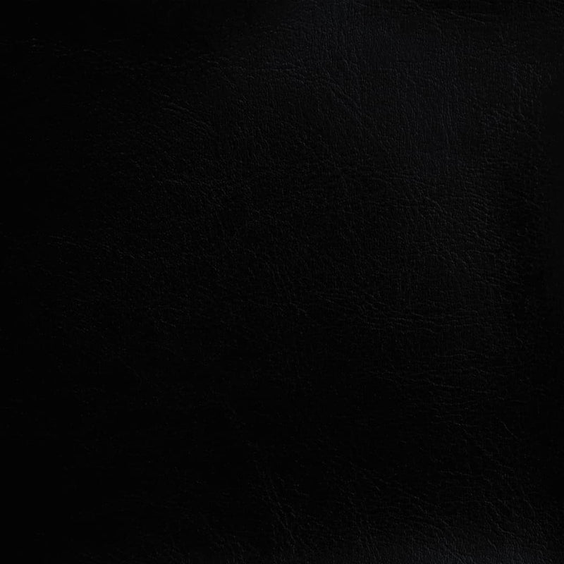 vidaXL fekete műbőr kagylófotel lábtartóval