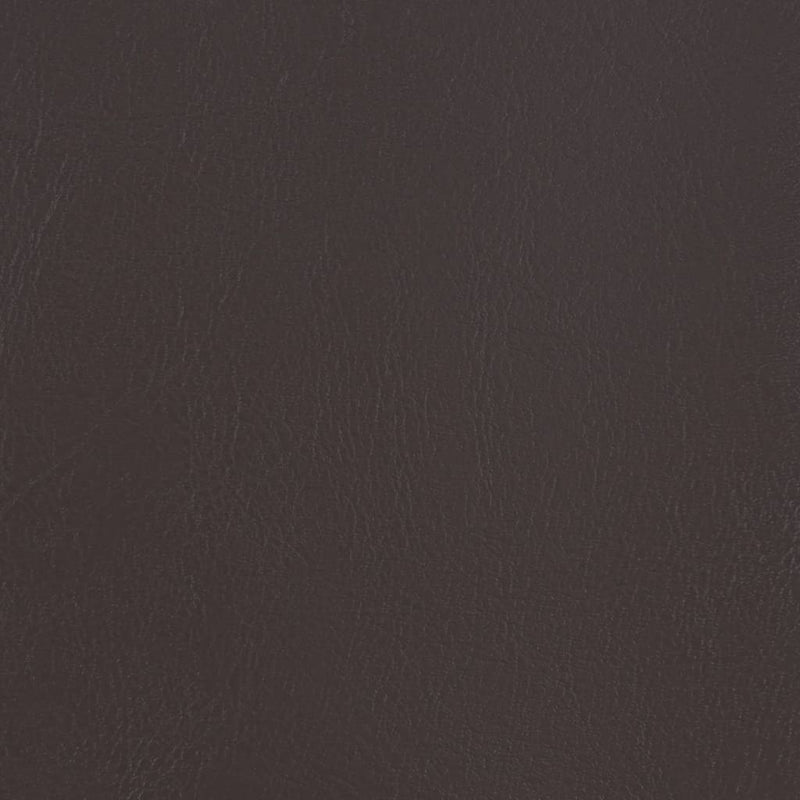 vidaXL barna műbőr kagylófotel lábtartóval