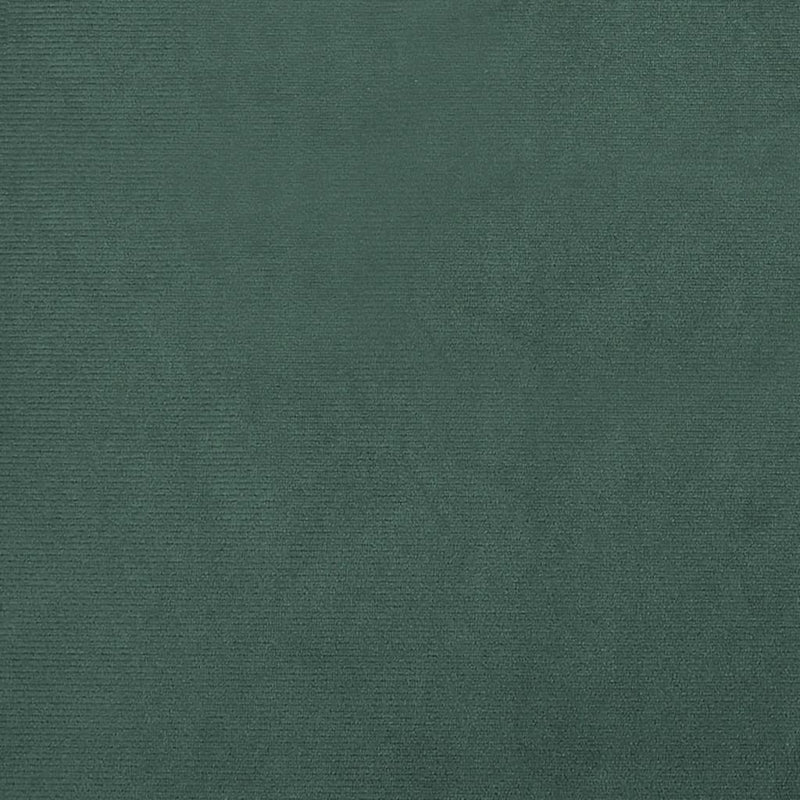 vidaXL sötétzöld bársony kagylófotel lábzsámollyal