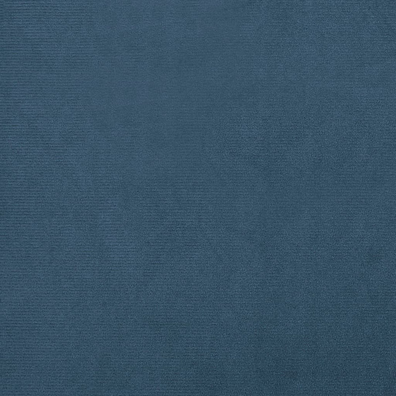 vidaXL sötétkék bársony kagylófotel lábzsámollyal