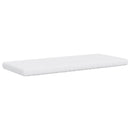 vidaXL fehér 7 zónás 20 ILD keménységű habmatrac 100 x 200 cm