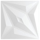 vidaXL 12 db fehér XPS csillagmintás fali panel 50 x 50 cm 3 m²