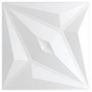 vidaXL 48 db fehér XPS csillagmintás fali panel 50 x 50 cm 12 m²