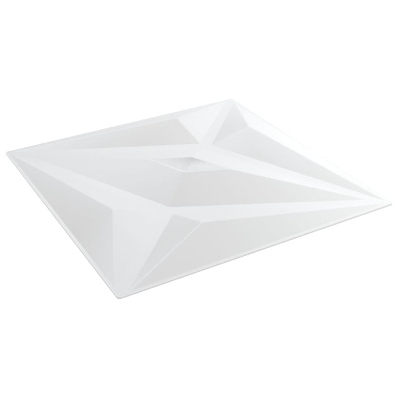 vidaXL 48 db fehér XPS csillagmintás fali panel 50 x 50 cm 12 m²