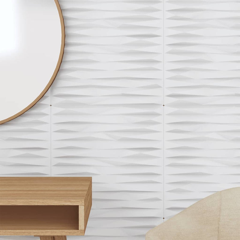 vidaXL 24 db fehér XPS kőmintás fali panel 50 x 50 cm 6 m²
