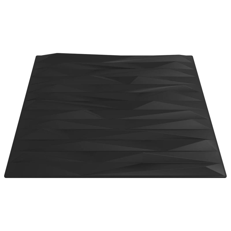 vidaXL 12 db fekete XPS kőmintás fali panel 50 x 50 cm 3 m²