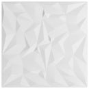 vidaXL 48 db fehér XPS ametisztmintás fali panel 50 x 50 cm 12 m²