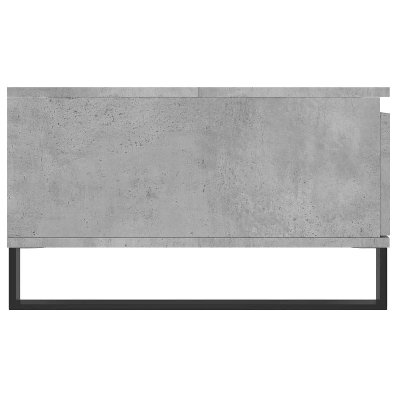 vidaXL betonszürke szerelt fa dohányzóasztal 90 x 60 x 35 cm