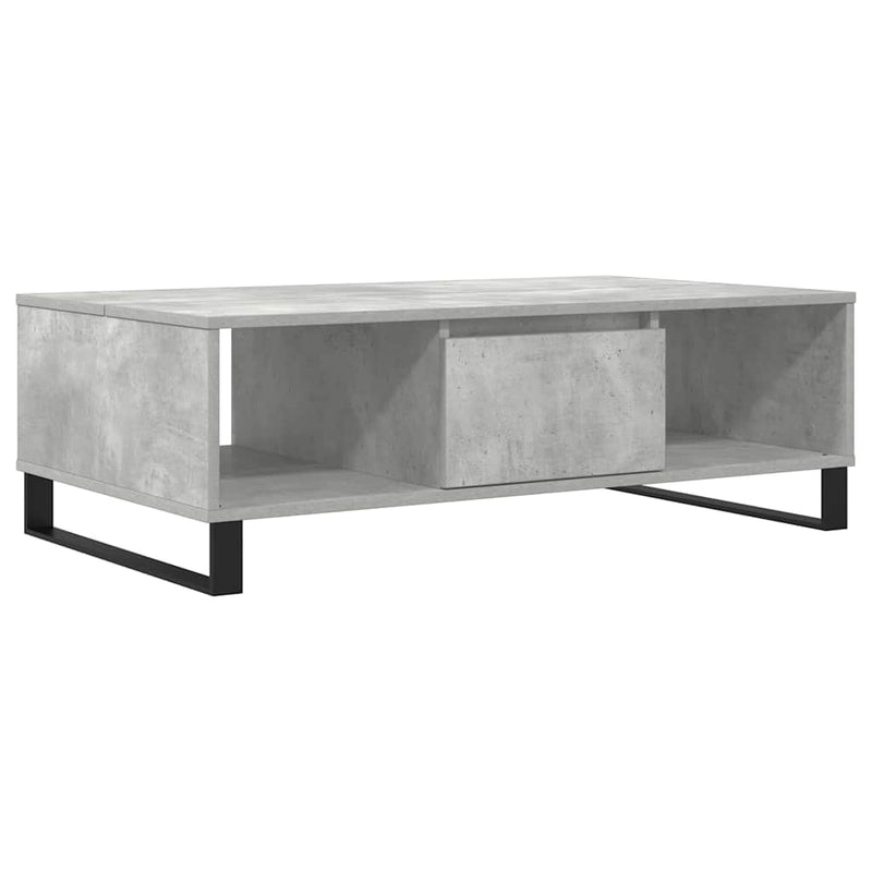 vidaXL betonszürke szerelt fa dohányzóasztal 104 x 60 x 35 cm