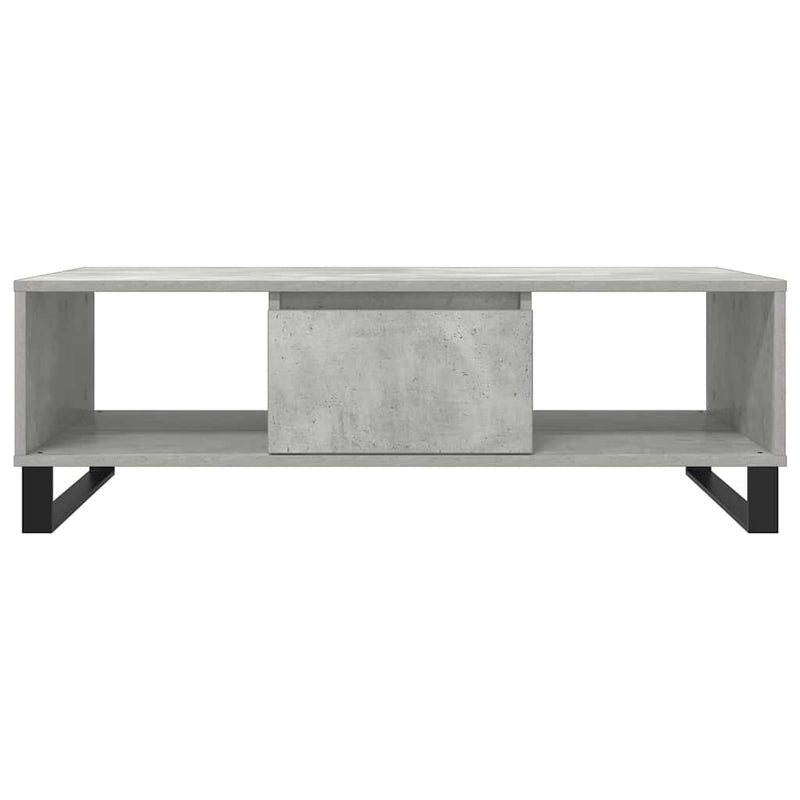 vidaXL betonszürke szerelt fa dohányzóasztal 104 x 60 x 35 cm