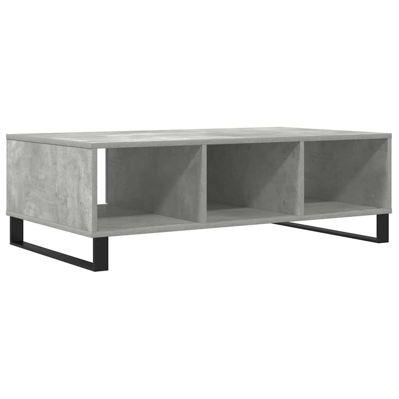 vidaXL betonszürke szerelt fa dohányzóasztal 104 x 60 x 35 cm