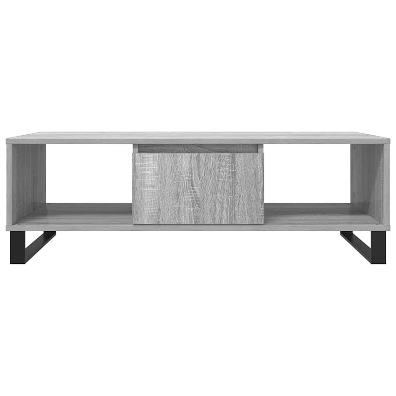 vidaXL szürke sonoma szerelt fa dohányzóasztal 104 x 60 x 35 cm