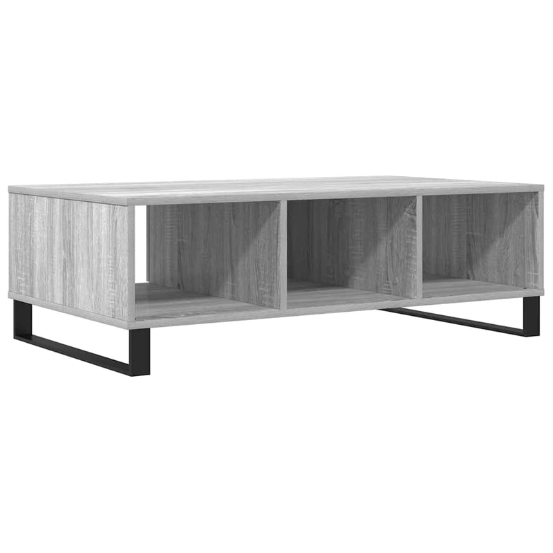 vidaXL szürke sonoma szerelt fa dohányzóasztal 104 x 60 x 35 cm