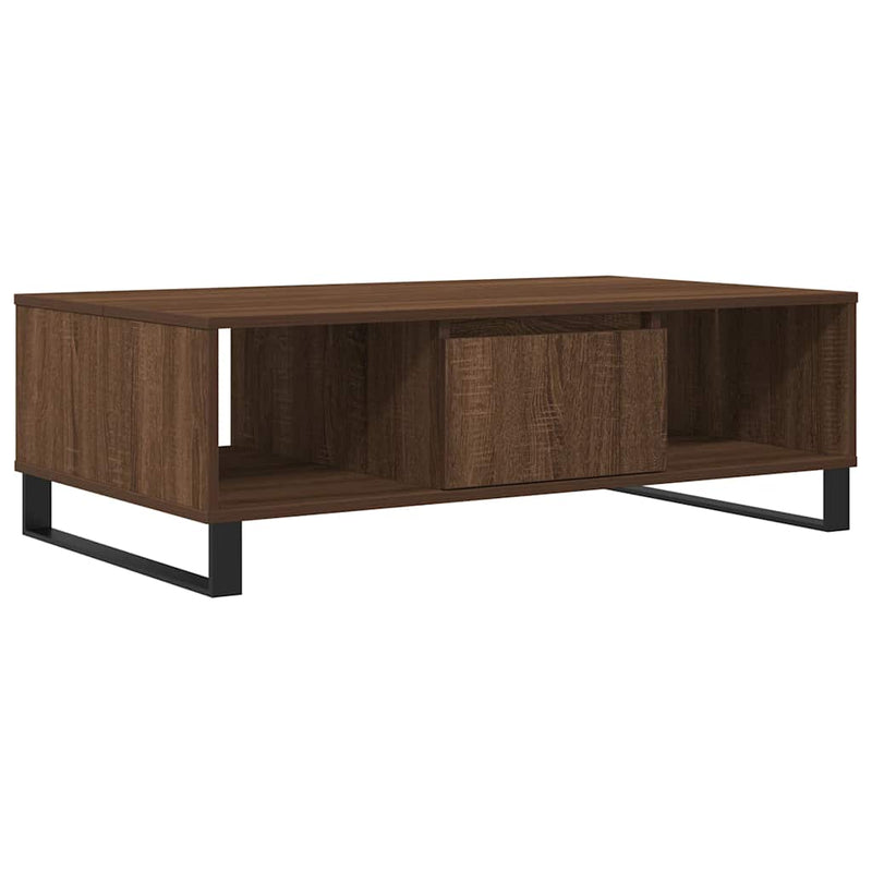 vidaXL barna tölgyszínű szerelt fa dohányzóasztal 104 x 60 x 35 cm