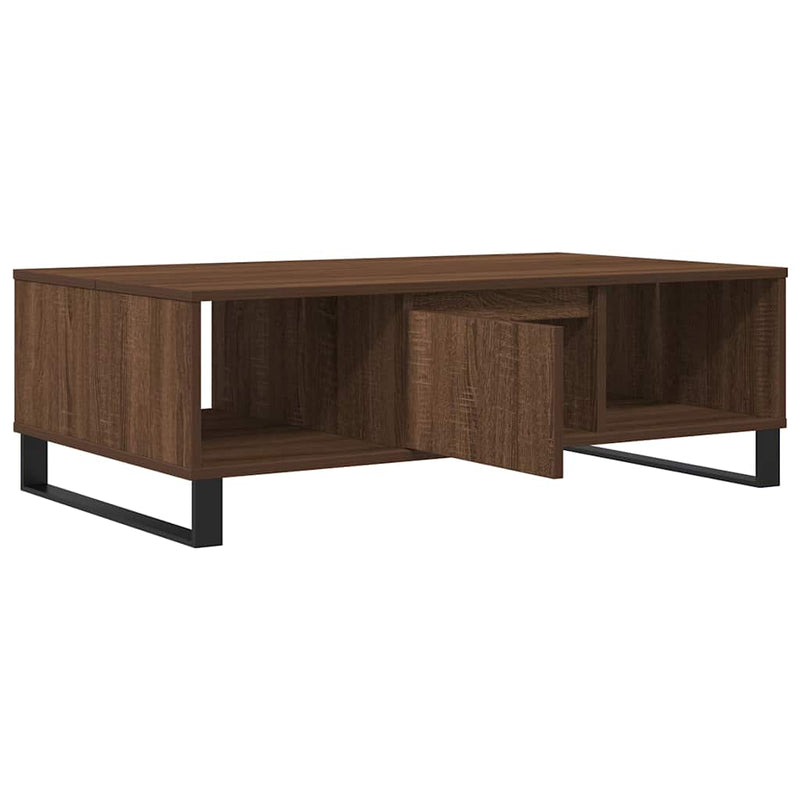 vidaXL barna tölgyszínű szerelt fa dohányzóasztal 104 x 60 x 35 cm