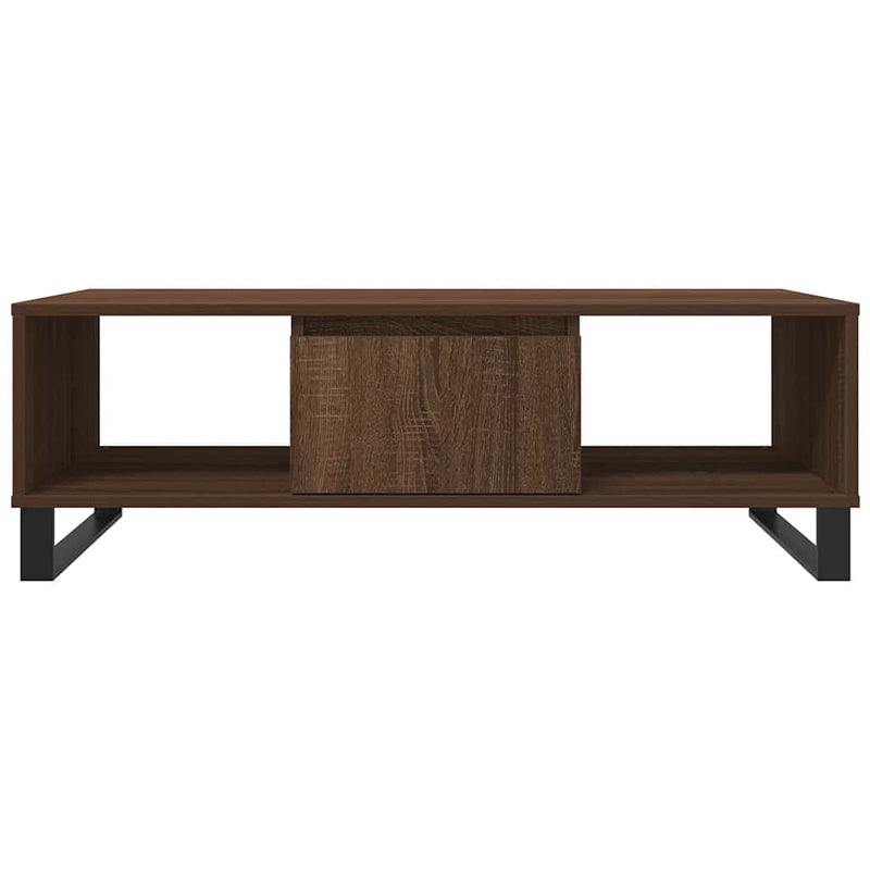 vidaXL barna tölgyszínű szerelt fa dohányzóasztal 104 x 60 x 35 cm