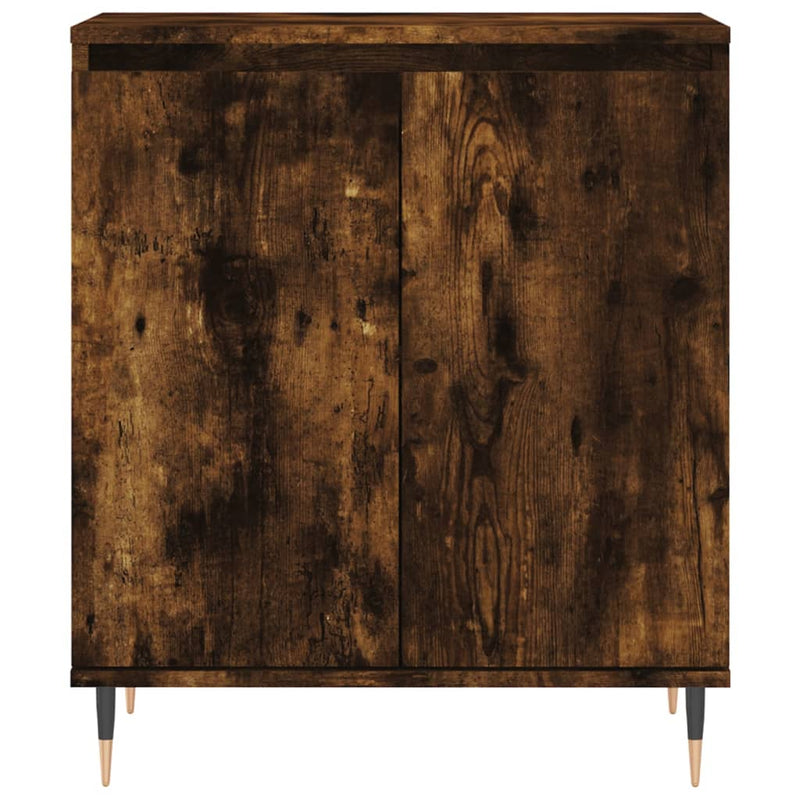 vidaXL füstös tölgy színű szerelt fa tálalószekrény 60 x 35 x 70 cm