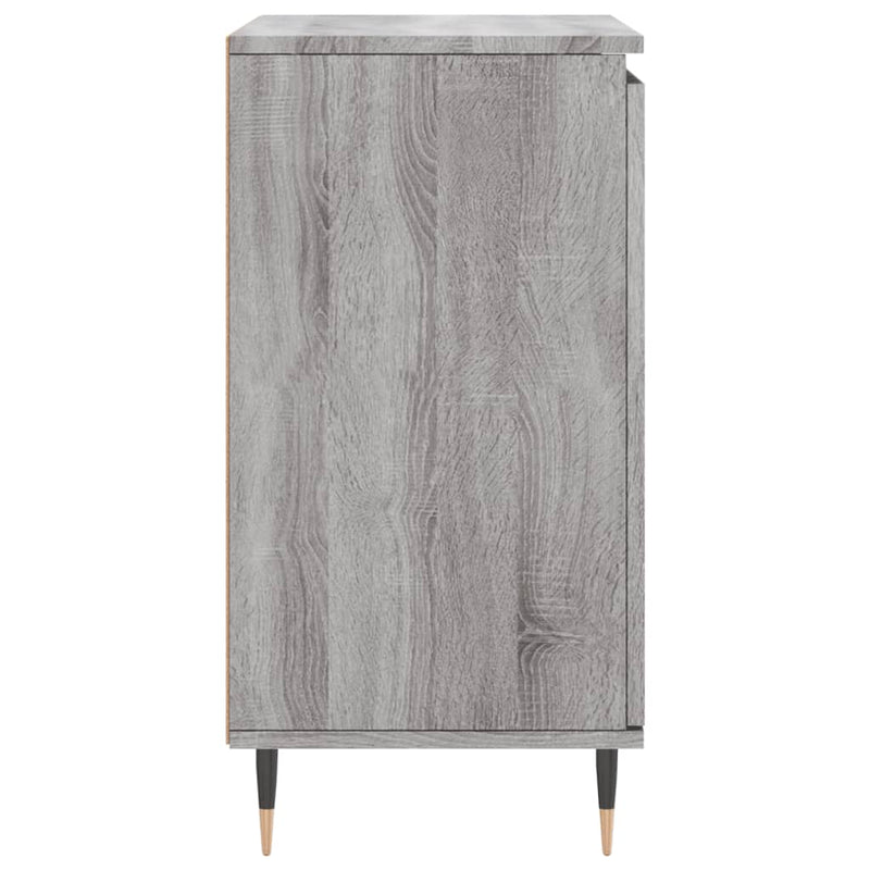 vidaXL szürke sonoma színű szerelt fa tálalószekrény 60 x 35 x 70 cm