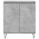 vidaXL betonszürke szerelt fa tálalószekrény 60 x 35 x 70 cm