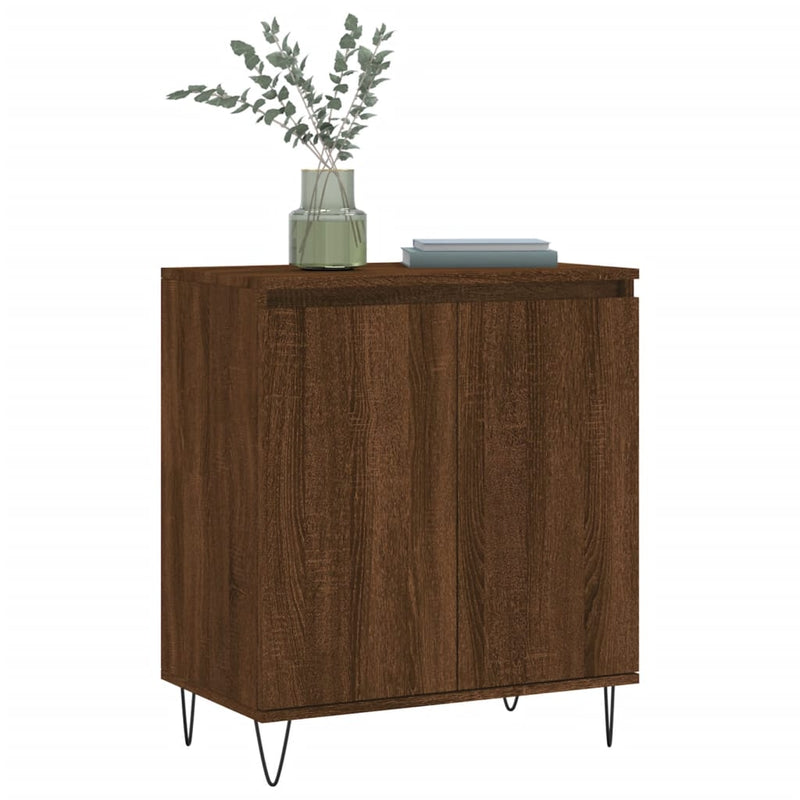 vidaXL barna tölgy színű szerelt fa tálalószekrény 60 x 35 x 70 cm