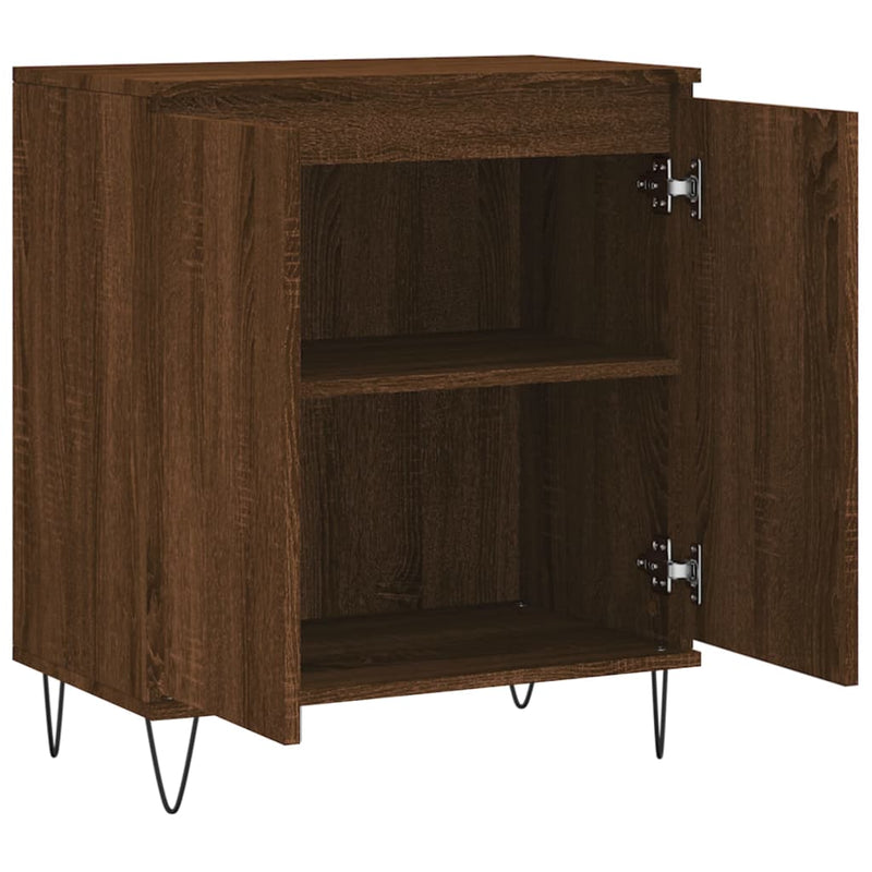 vidaXL barna tölgy színű szerelt fa tálalószekrény 60 x 35 x 70 cm