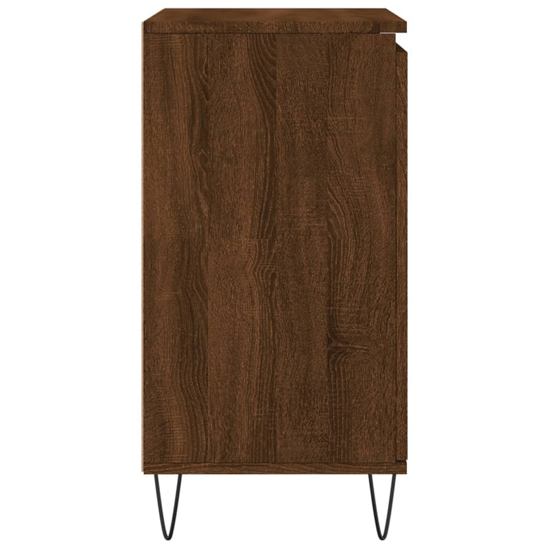 vidaXL barna tölgy színű szerelt fa tálalószekrény 60 x 35 x 70 cm